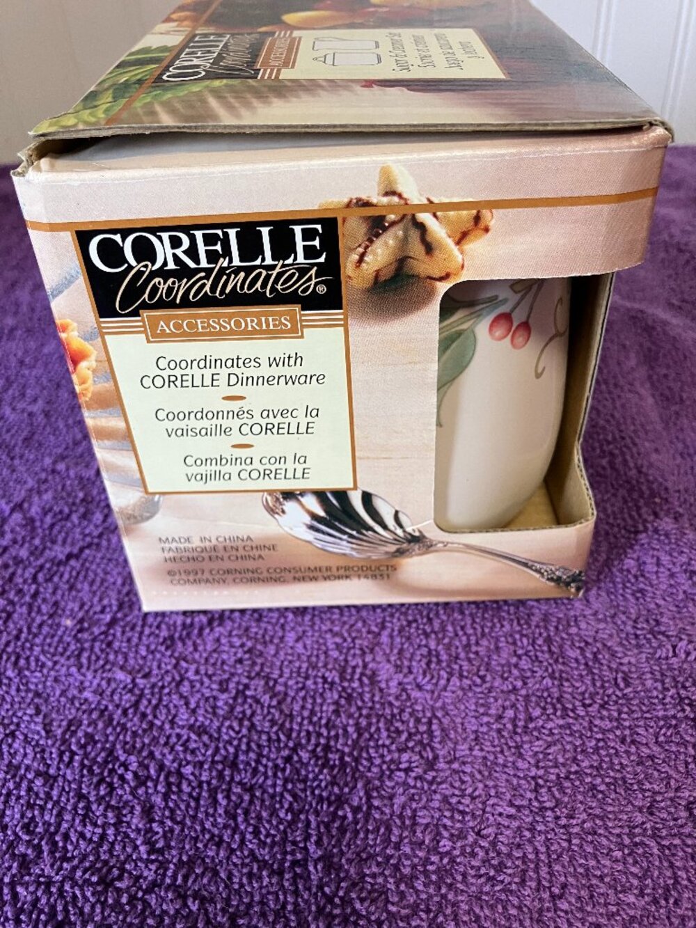 Corelle coordinates ABUNDANCE SUGAR & CREAMER SET